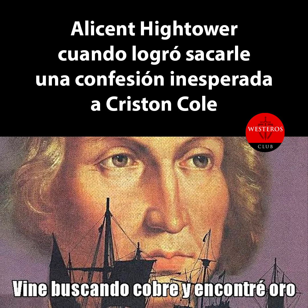 Alicent cuando sacó una confesión inesperada a Criston Cole