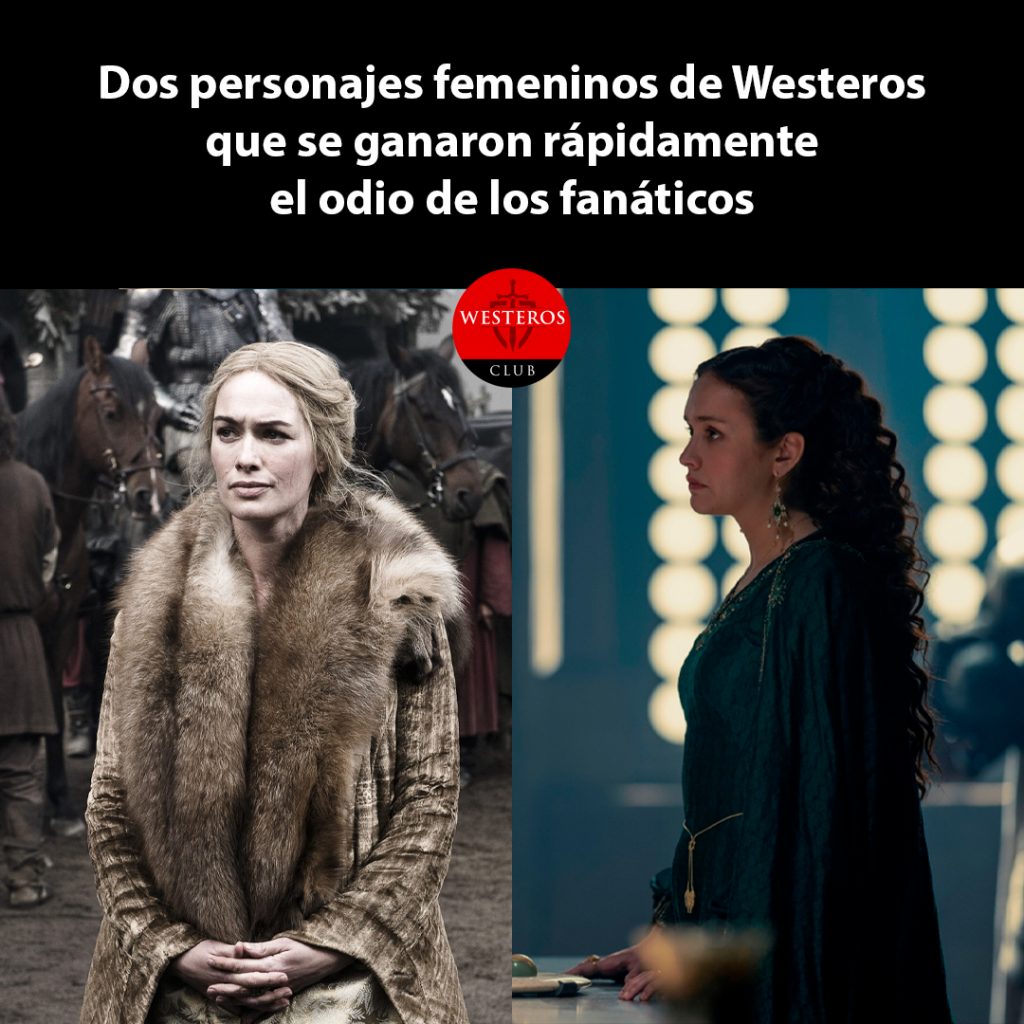 Cersei y Alicent se ganaron el odio de los fanáticos