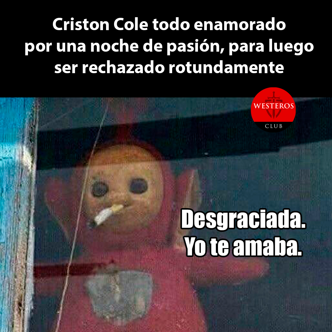 Criston Cole tras ser rechazado por Rhaenyra