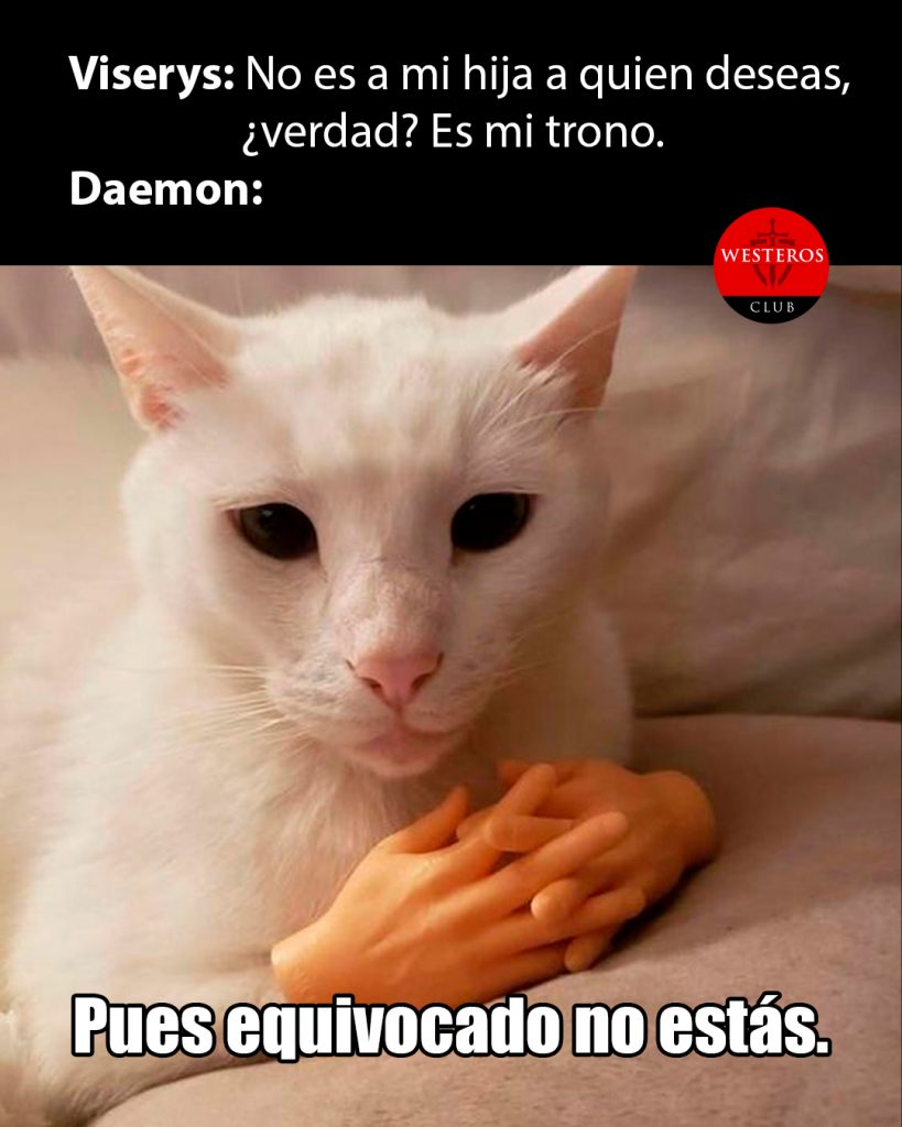 Daemon aceptando que quiere a Rhaenyra y al trono