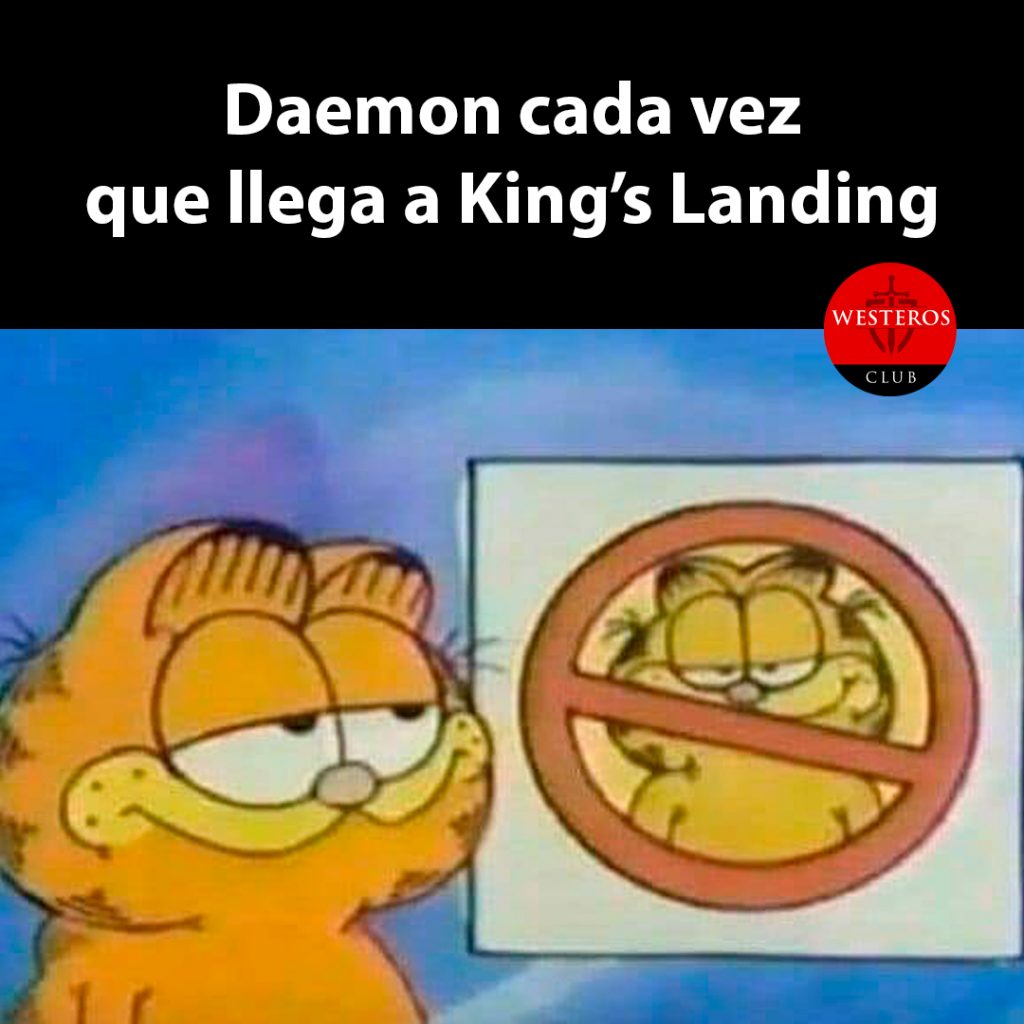Daemon cada vez que llegaba a King's Landing