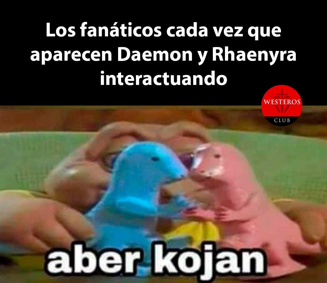 Los fans cada vez que aparecen Daemon y Rhaenyra interactuando