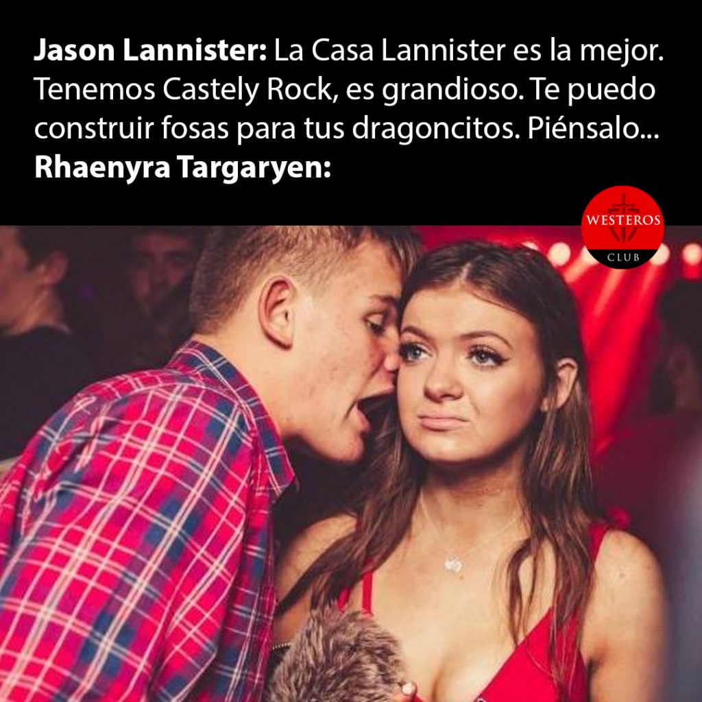 Jason Lannister seduciendo a Rhaenyra