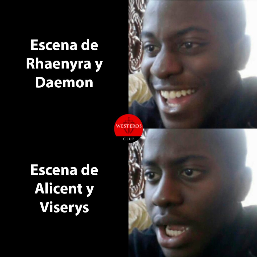 Reacción de las escenas de Rhaenyra, Daemon, Alicent y Viserys