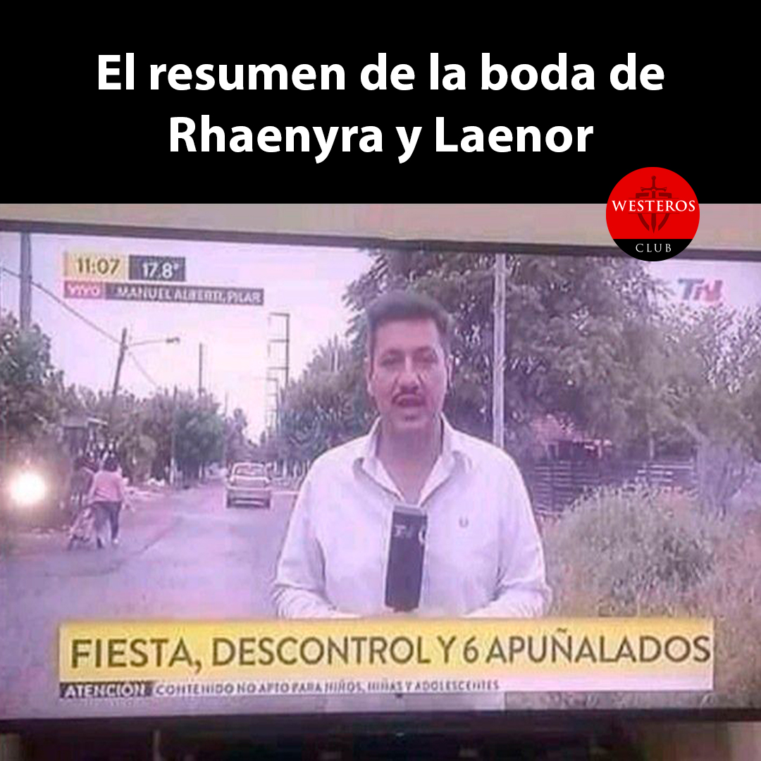 Resumen de la boda de Rhaenyra y Laenor