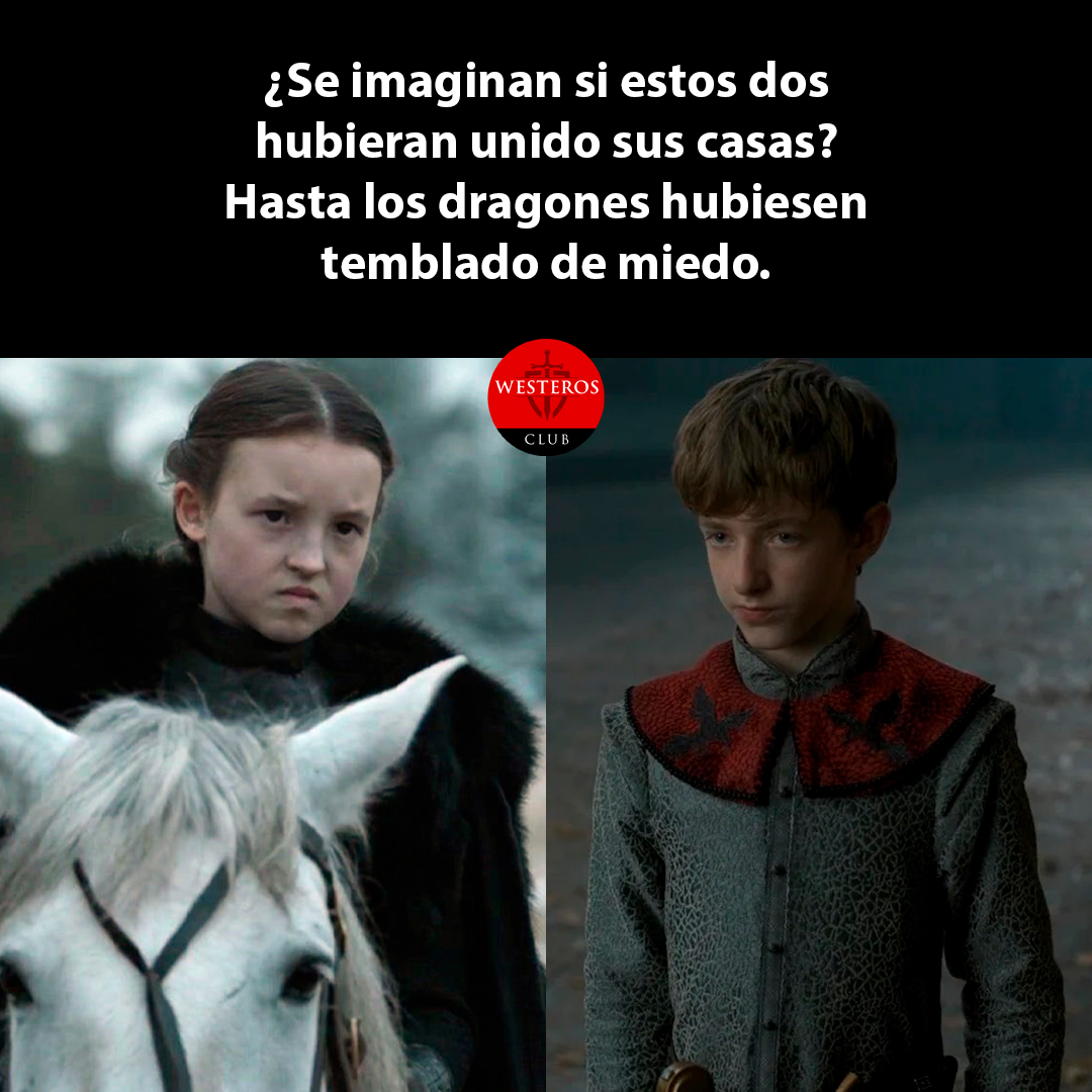 Si Lyanna Mormont y Samwell Blackwood hubiesen unido sus casas