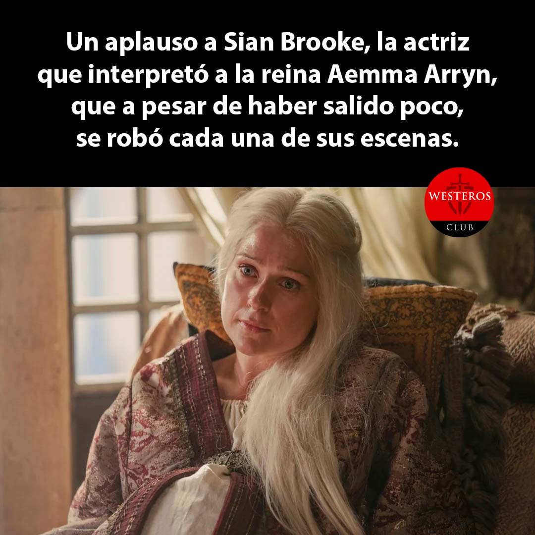 Sian Brooke fue una estrella como Aemma