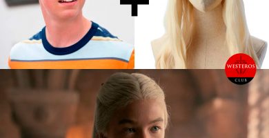 Will Poulter con peluca rubia es como Rhaenyra Targaryen