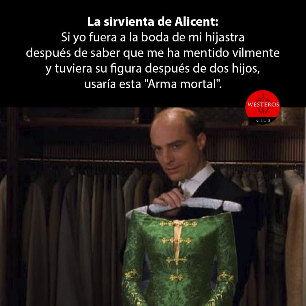 Vestido verde sensual de Alicent Hightower es su arma mortal