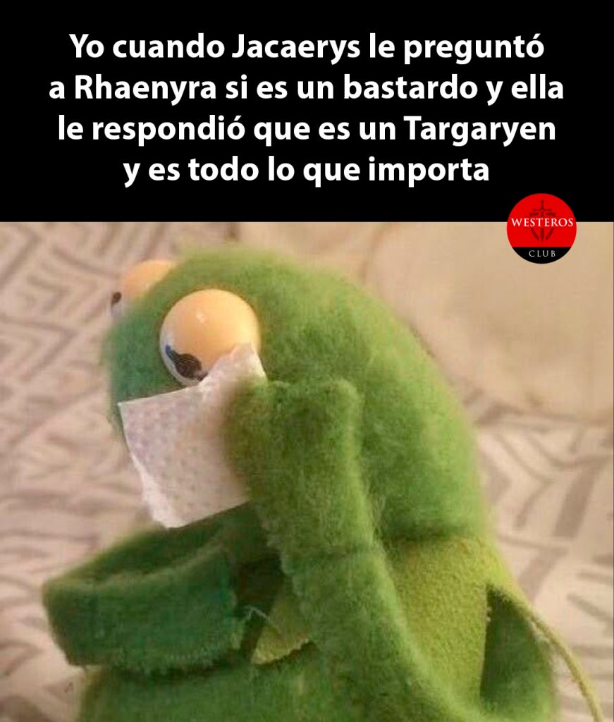 Yo cuando Jacaerys le preguntó a Rhaenyra si es un bastardo y ella le respondió que es un Targaryen y es todo lo que importa