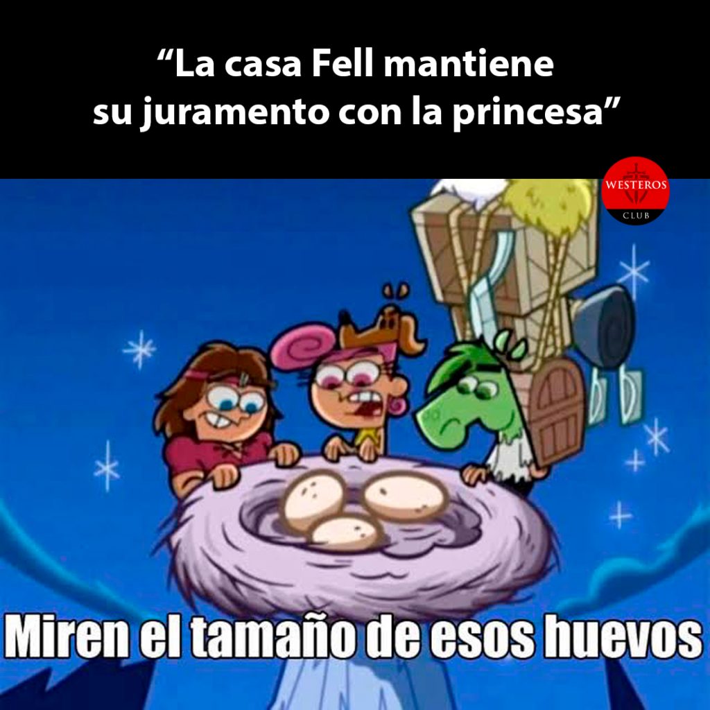 La casa Fell manteniendo su juramento con la princesa