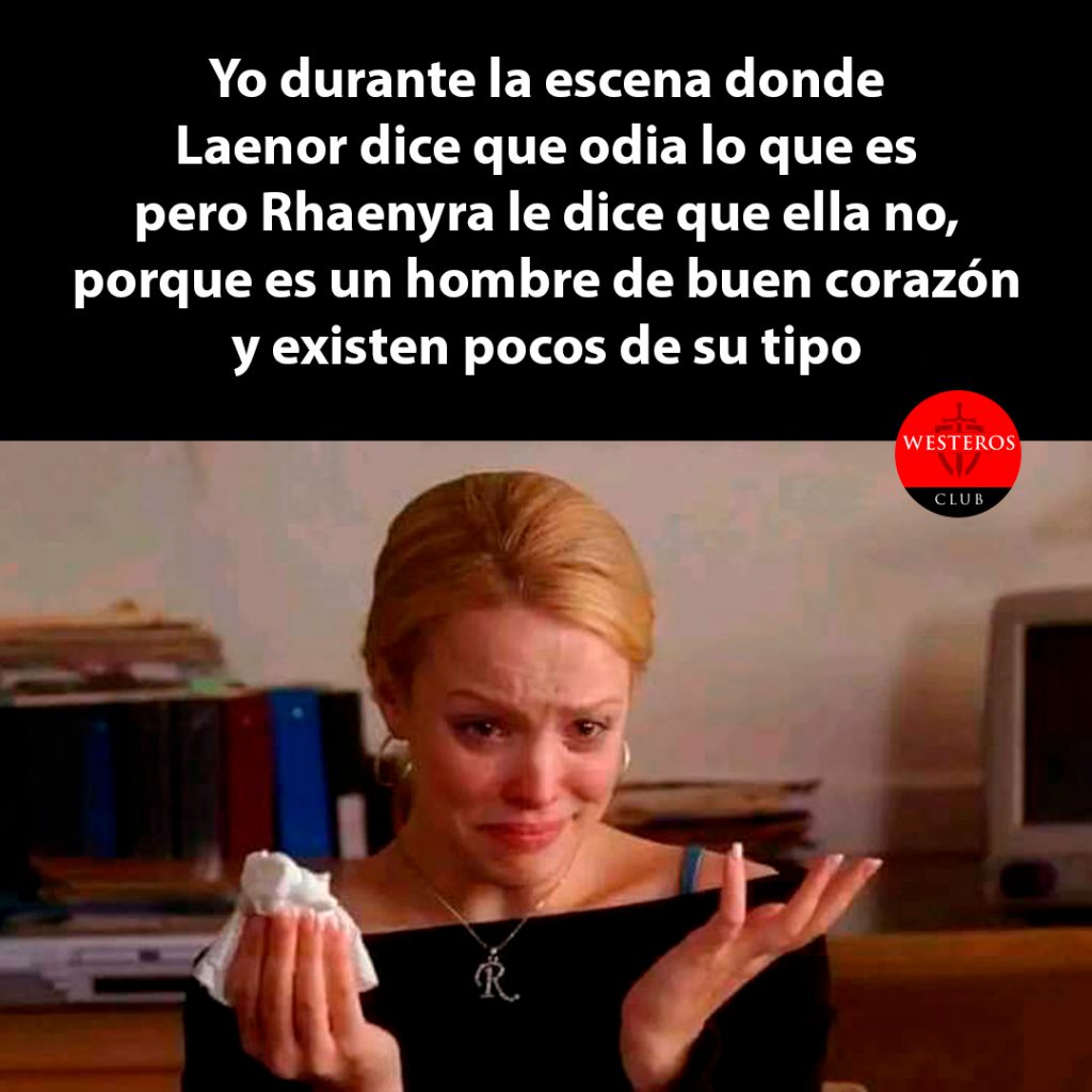 Laenor dice que odia lo que es pero Rhaenyra le dice que no está de acuerdo