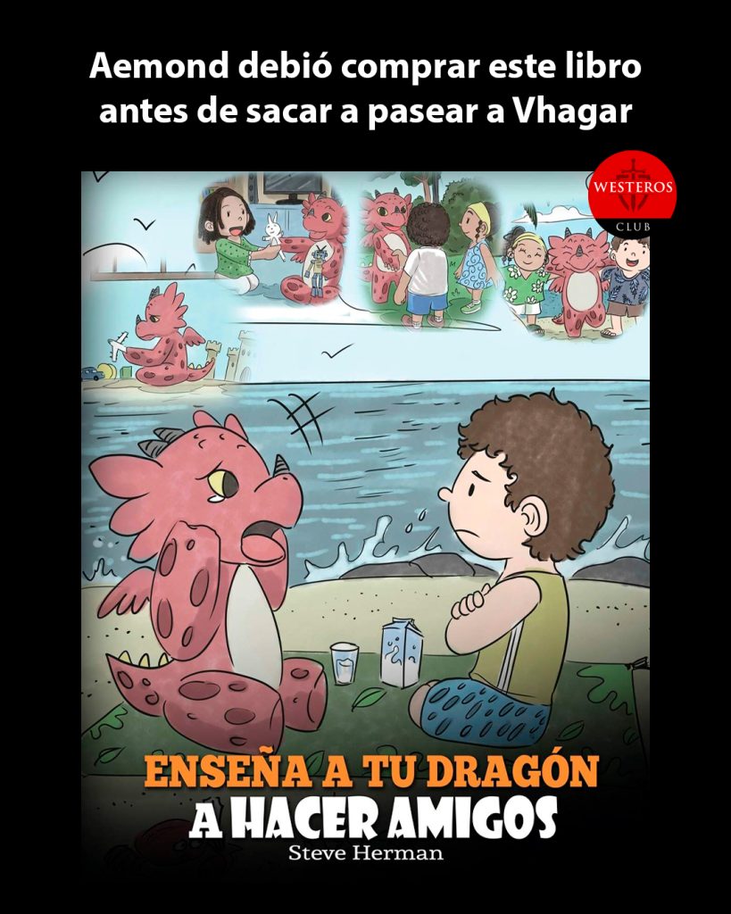 Aemond debió comprar este libro antes de sacar a pasear a Vhagar